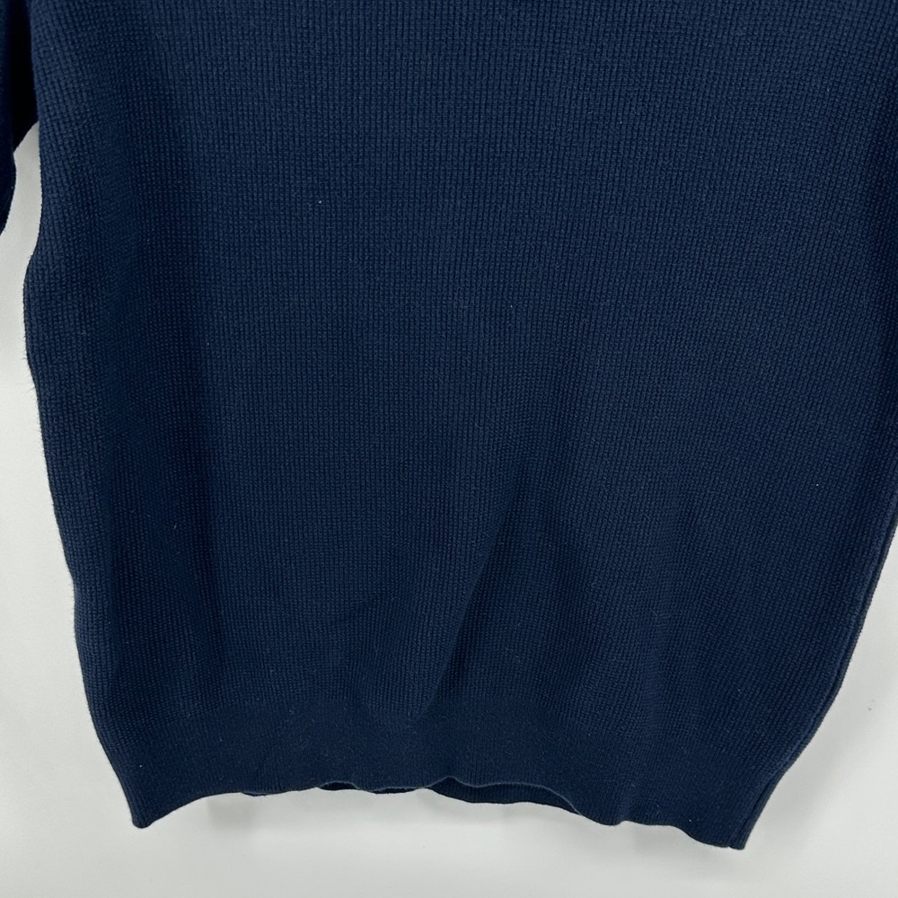Reiss Men's Old Money Gentleman Retro Business Navy Short Sleeve Polo Shirt SzM - Picture 11 of 15